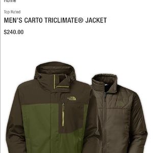 Men’s Carto Triclimate Northface Jacket